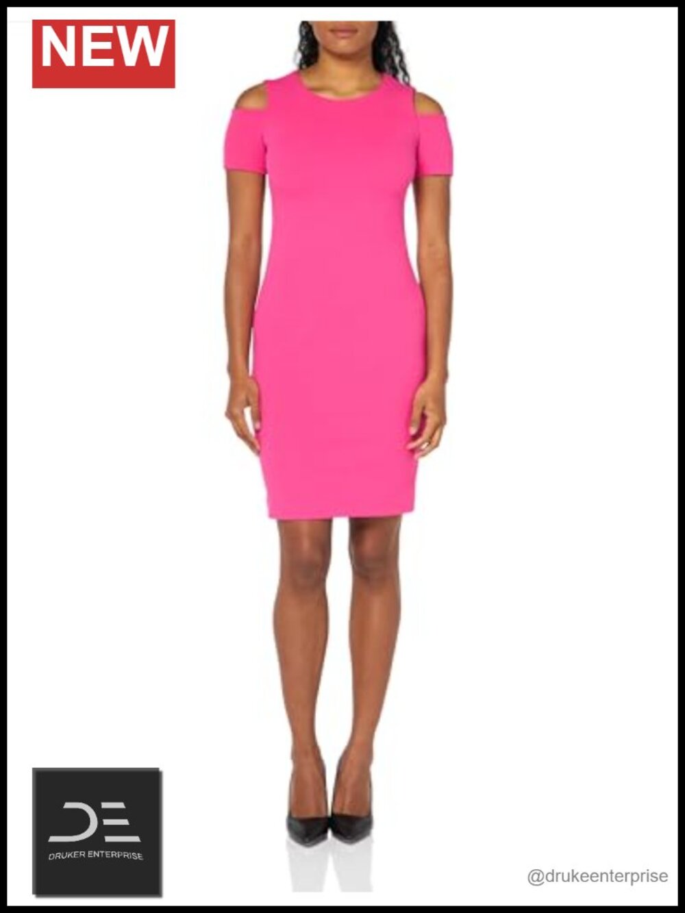 Short Sleeve Cold Shoulder Sheath Mini Dress